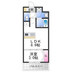 AILE東中浜の物件間取画像